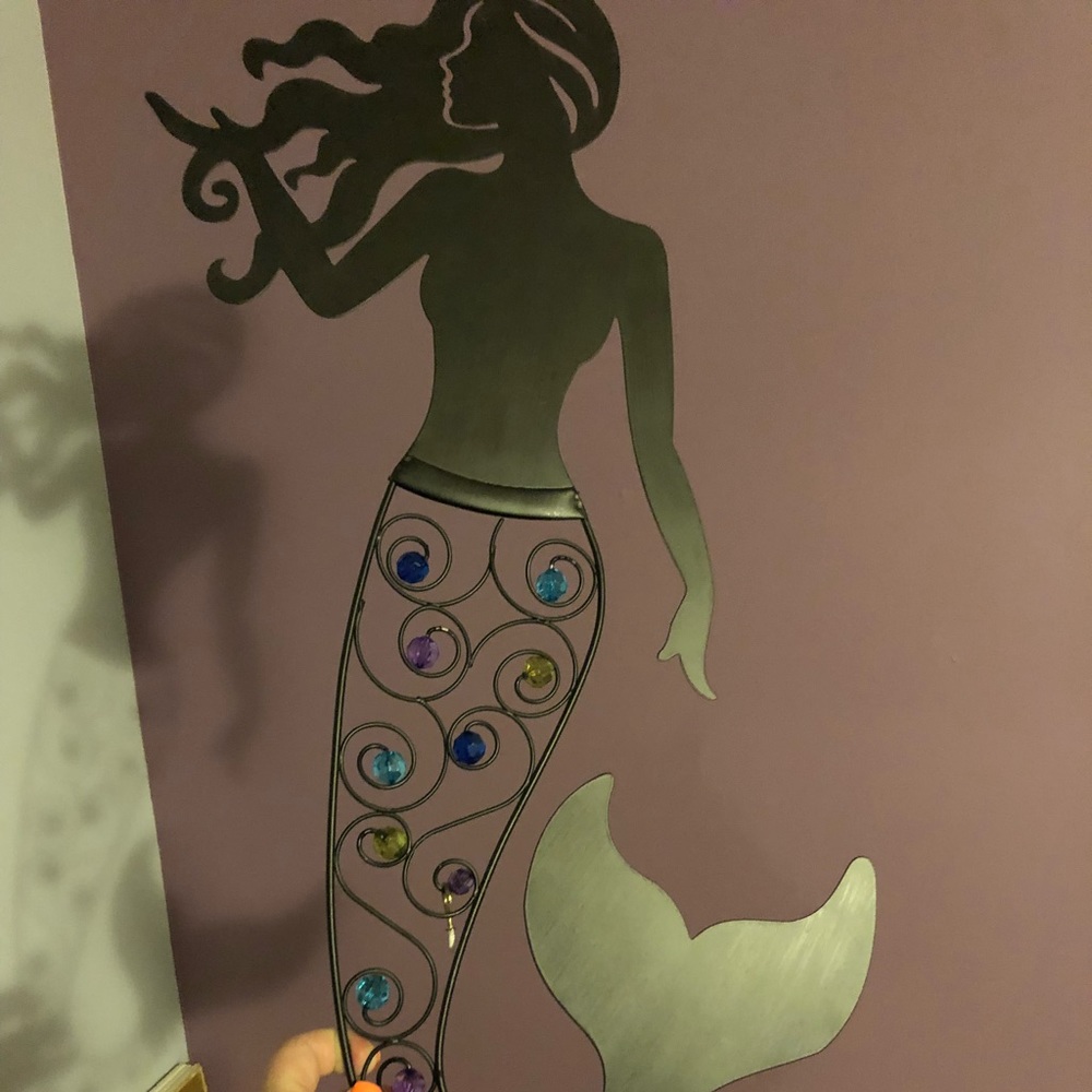 Metal mermaid